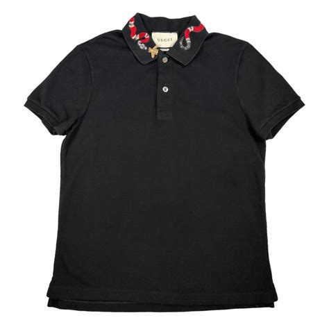 gucci polo shirt bee|gucci polo snake collar.